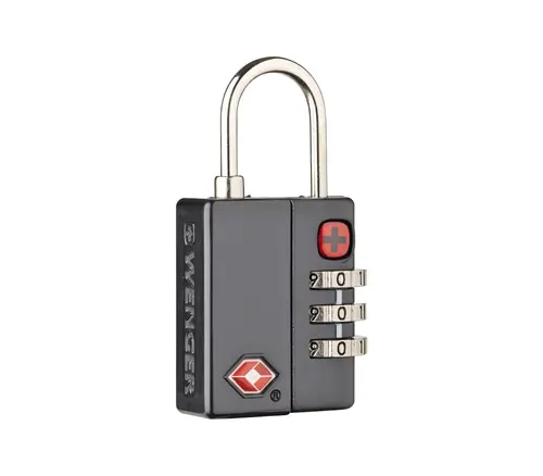 Lact cu cod din trei cifre Dialog Lock TSA, negru - 1