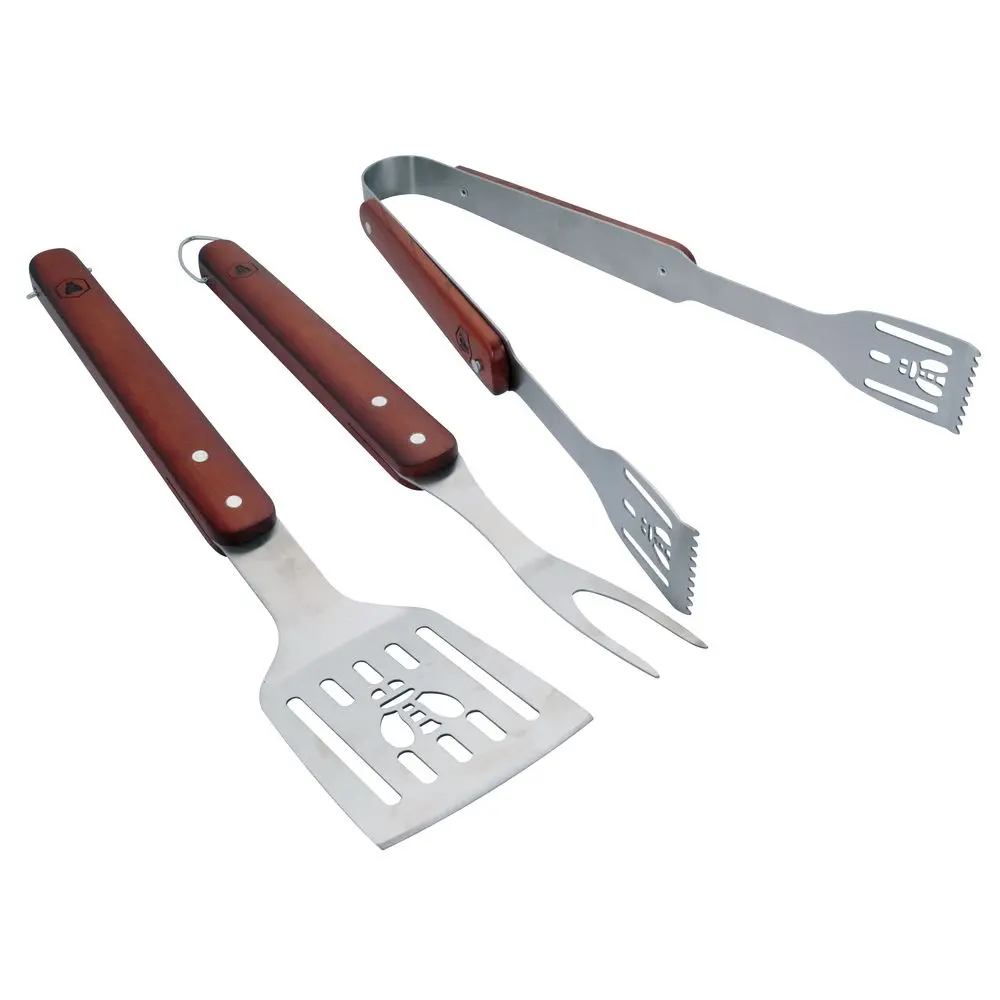 Set pentru grătar LAGUIOLE BBQ SET RUBBER WOOD, trei piese