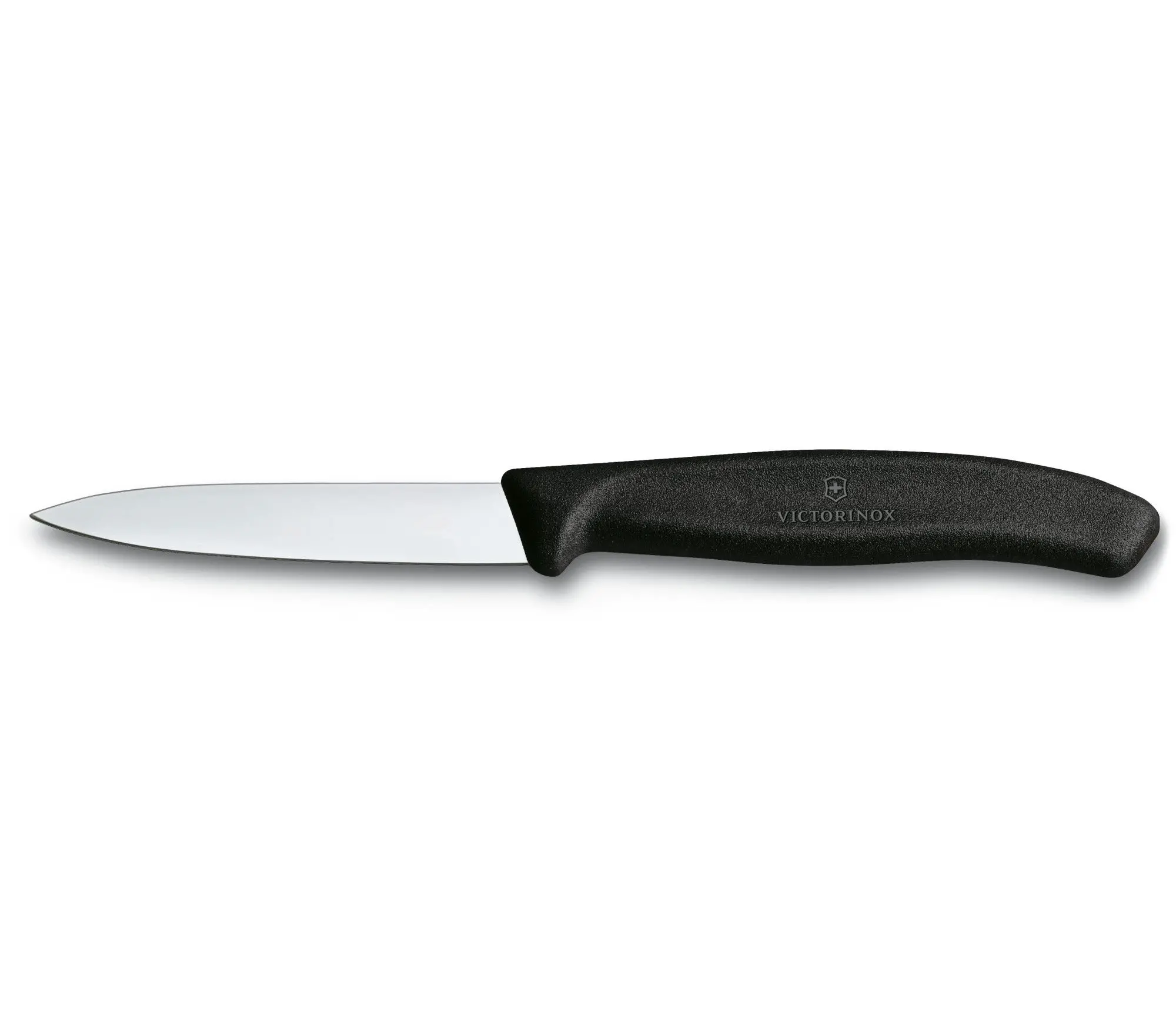 Cuțit de curățat Victorinox Swiss Classic 8 cm, lamă netedă, negru