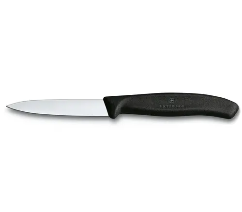 Μαχαίρι ξεφλουδίσματος Victorinox Swiss Classic 8 cm, λείο πριόνι, μαύρο - 1