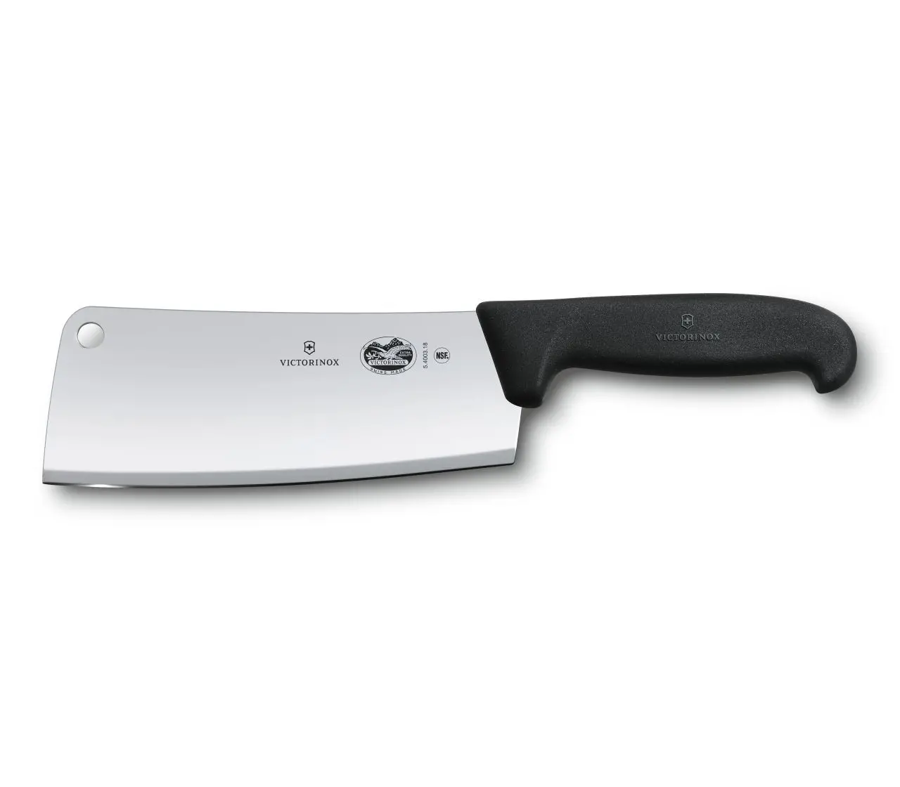 Satâr de bucătărie Victorinox Fibrox, 190mm, negru