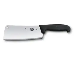 Кухненски сатър Victorinox Fibrox, 190мм, черен