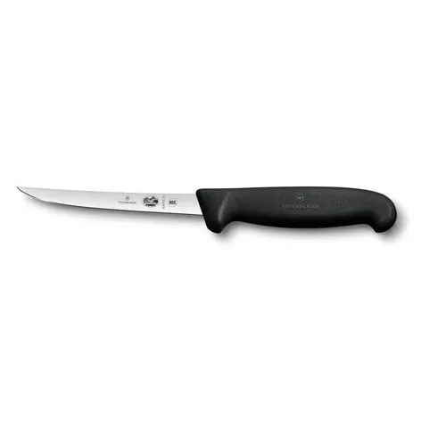Cuțit de bucătărie Victorinox Fibrox pentru dezosare, lamă flexibilă, 120mm, negru - 1