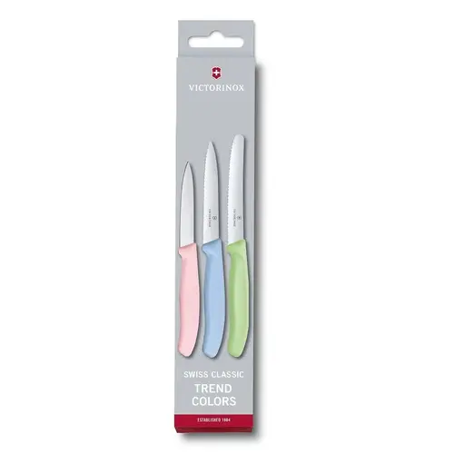 Комплект Victorinox Swiss Classic Trend Colors, три ножа