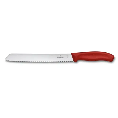 Κουζινομάχαιρο ψωμιού Victorinox Swiss Classic, οδοντωτή λεπίδα 210 mm, κόκκινο - 1