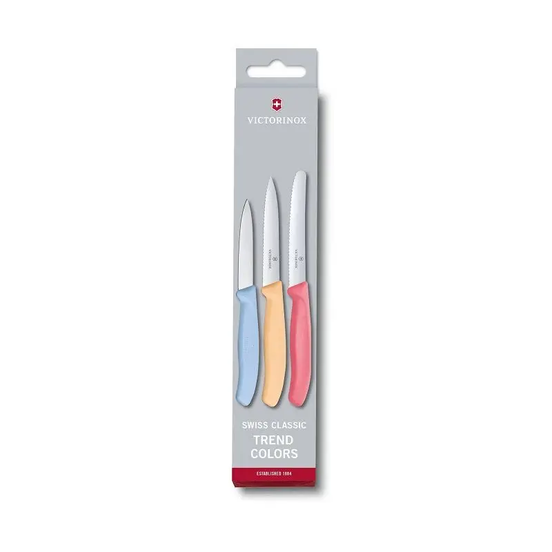 Комплект Victorinox Swiss Classic Trend Colors, три ножа