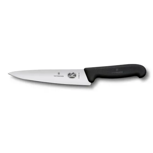 Κουζινομάχαιρο Victorinox Fibrox γενικής χρήσης, 190 mm, μαύρο - 1