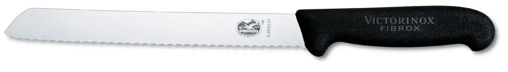 Κουζινομάχαιρο ψωμιού Victorinox Fibrox, 210 mm, μαύρο