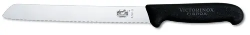 Кухненски нож за хляб Victorinox Fibrox, 210 мм, черен