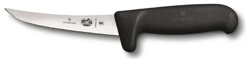 Κουζινομάχαιρο Victorinox Fibrox για ξεκοκάλισμα, καμπύλη λεπίδα, 120 mm, μαύρο - 1