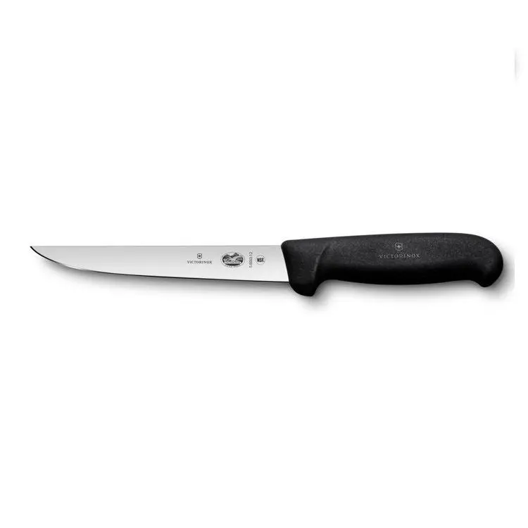 Κουζινομάχαιρο Victorinox Fibrox για ξεκοκκάλισμα, ίσια λεπίδα, 120mm, μαύρο