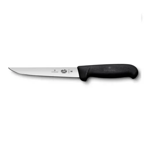 Cuțit de bucătărie Victorinox Fibrox pentru dezosat, lamă dreaptă, 120mm, negru - 1