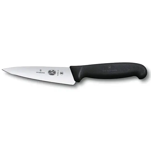 Cuțit de bucătărie Victorinox Fibrox universal, 120 mm, negru - 1