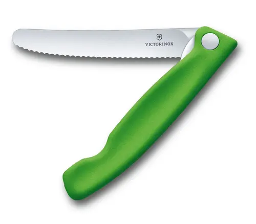 Кухненски сгъваем нож Victorinox Swiss Classic, 11см, зелен