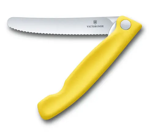 Кухненски сгъваем нож Victorinox Swiss Classic, 11 см, жълт