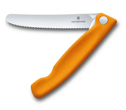 Кухненски сгъваем нож Victorinox Swiss Classic, 11 см, оранжев