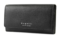 Кожен портфейл Bugatti Linda Continetal, дамски, черен