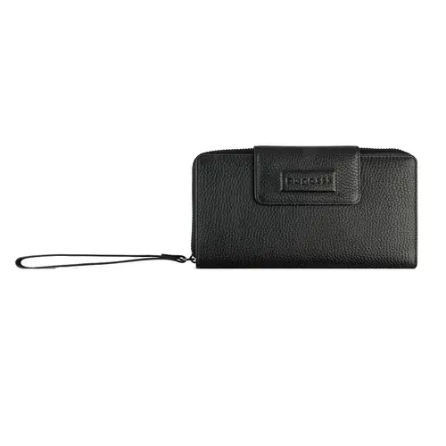 Portofel din piele pentru femei Bugatti Elsa Long Zip Wallet, negru - 1
