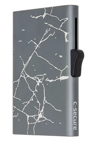 Suport de carduri C-SECURE XL Cardholder, Grey Marble - 1