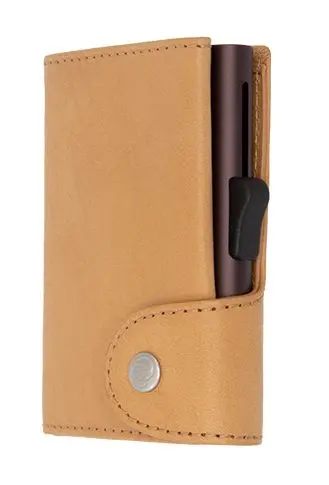 Suport de carduri C-SECURE XLV cu portofel, Saddle