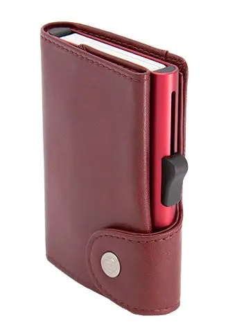 Θήκη καρτών C-SECURE XL με πορτοφόλι, Red