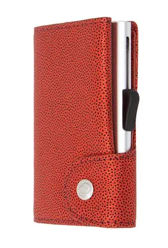 Θήκη καρτών C-SECURE με πορτοφόλι, Fashion Red - 1