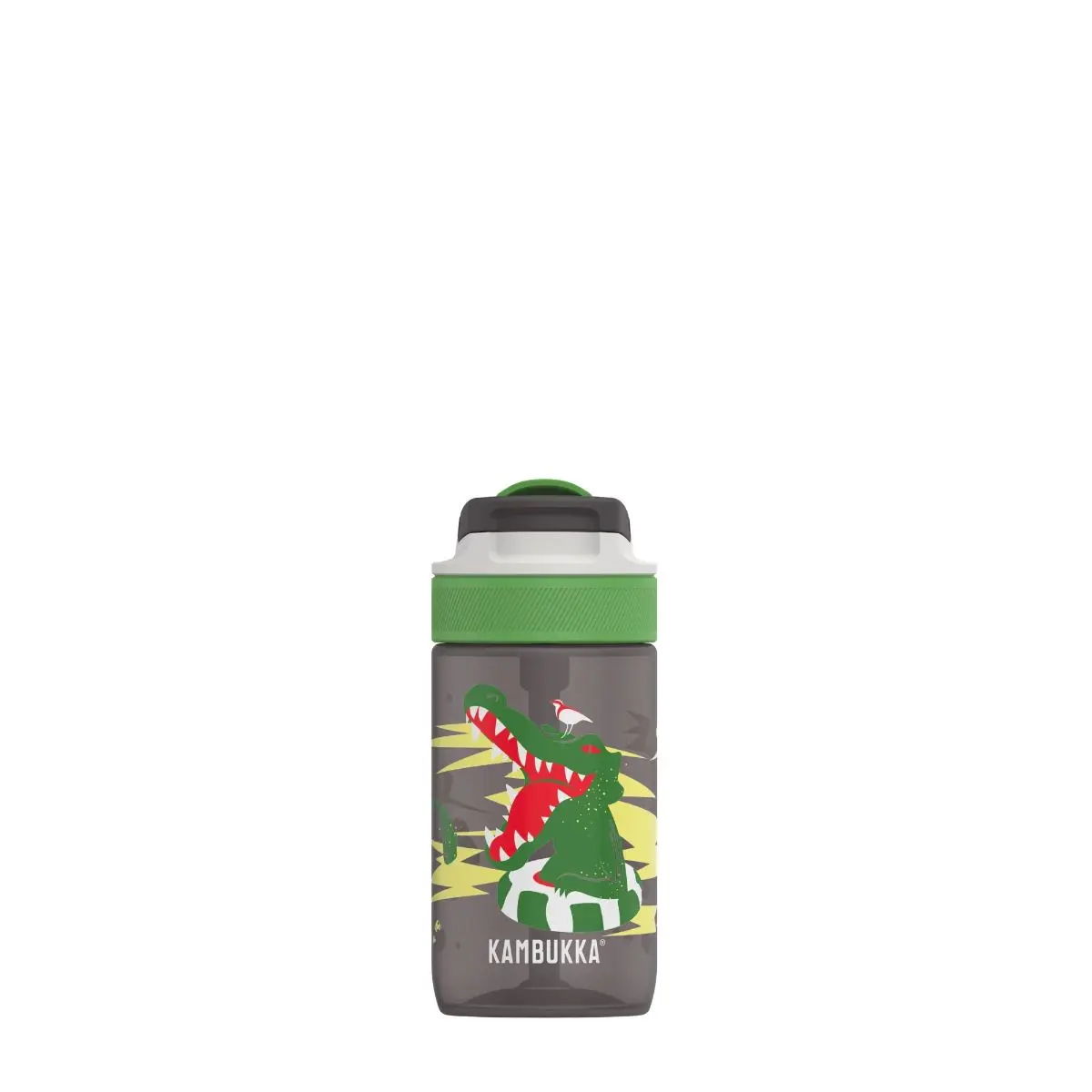 Παιδικό μπουκάλι νερού από Tritan, 400 ml, Kambukka Lagoon, χωρίς BPA, Crazy Crocodile