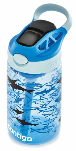 Детска бутилка CONTIGO Easy Clean, Акули