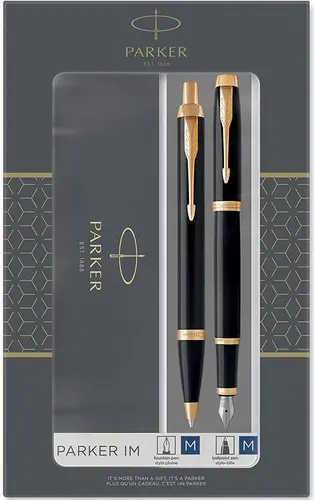 Set Parker - Pix și stilou Royal IM Black Lacquer GR - 1