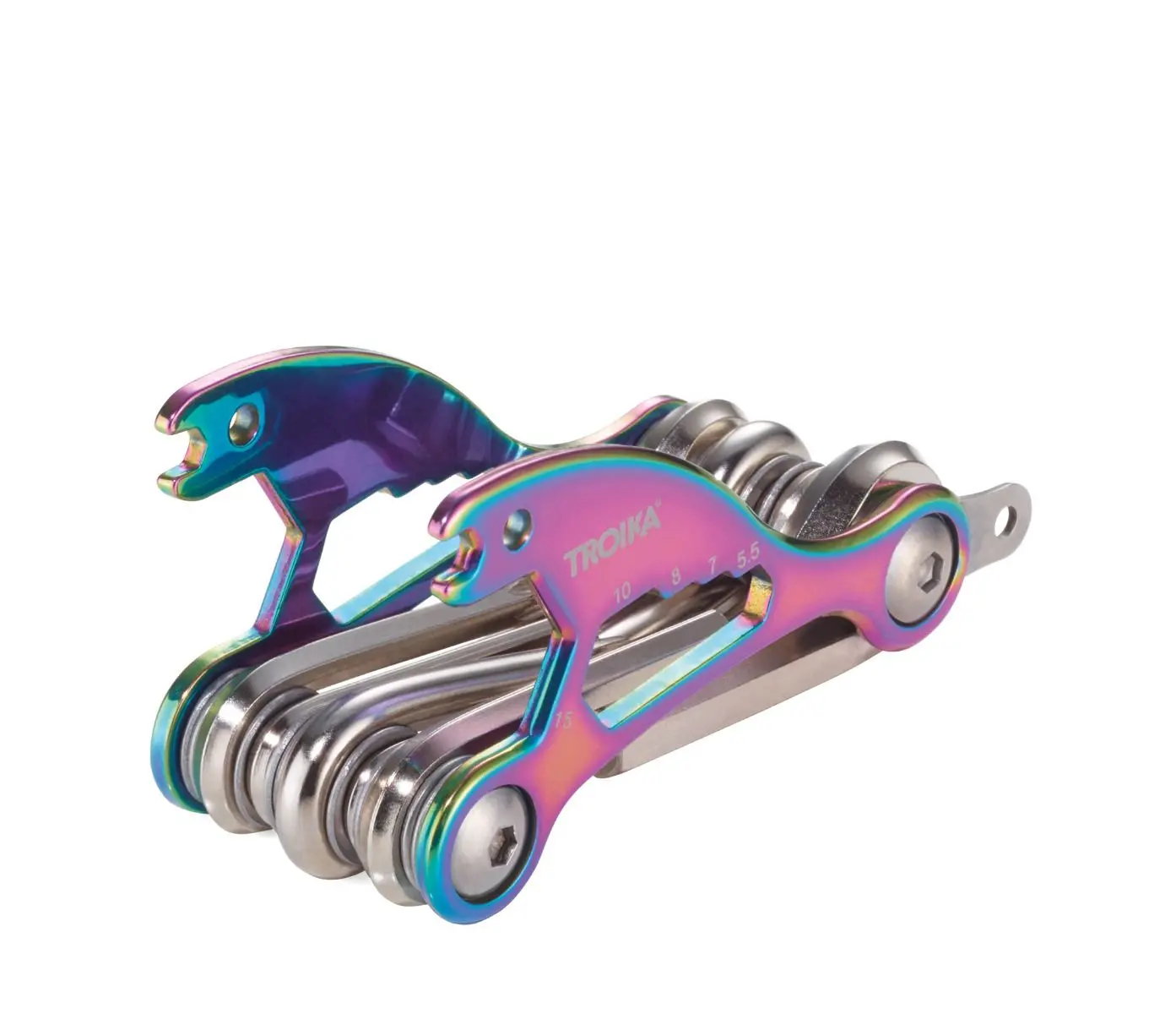 Unealtă multifuncțională Troika-BIKE MULTITOOL, multicolor