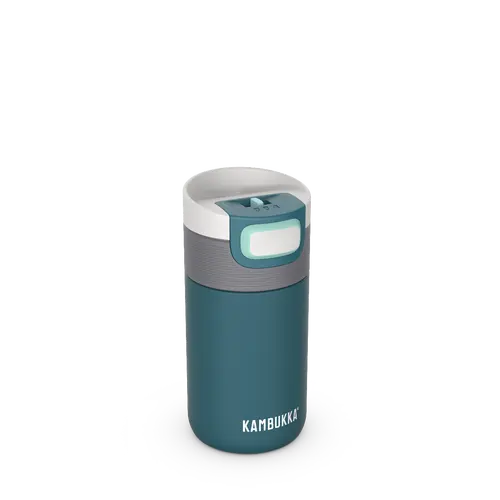 Термочаша ​от неръждаема стомана Kambukka Etna с термокапак 3 в 1 Snapclean®, 300 мл, Deep Teal