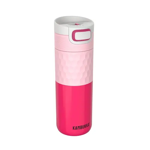 Cană termică din oțel inoxidabil Kambukka Etna Grip cu capac termic 3 în 1 Snapclean®, 500 ml, Diva Pink - 1