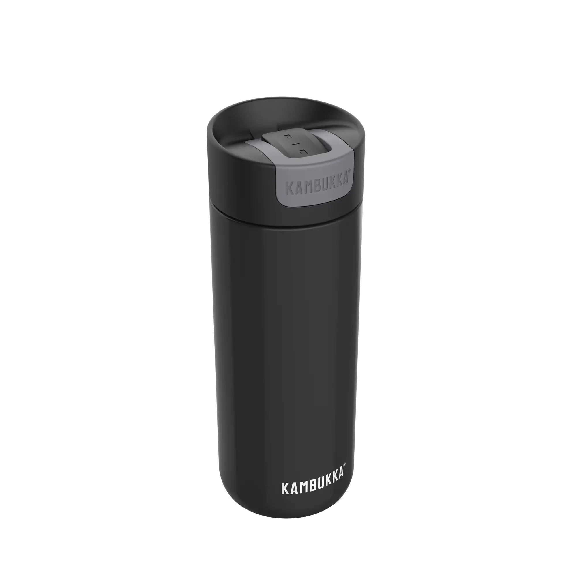 Cană termică din oțel inoxidabil Kambukka Olympus cu capac termic Snapclean®, 500 ml, Matte Black
