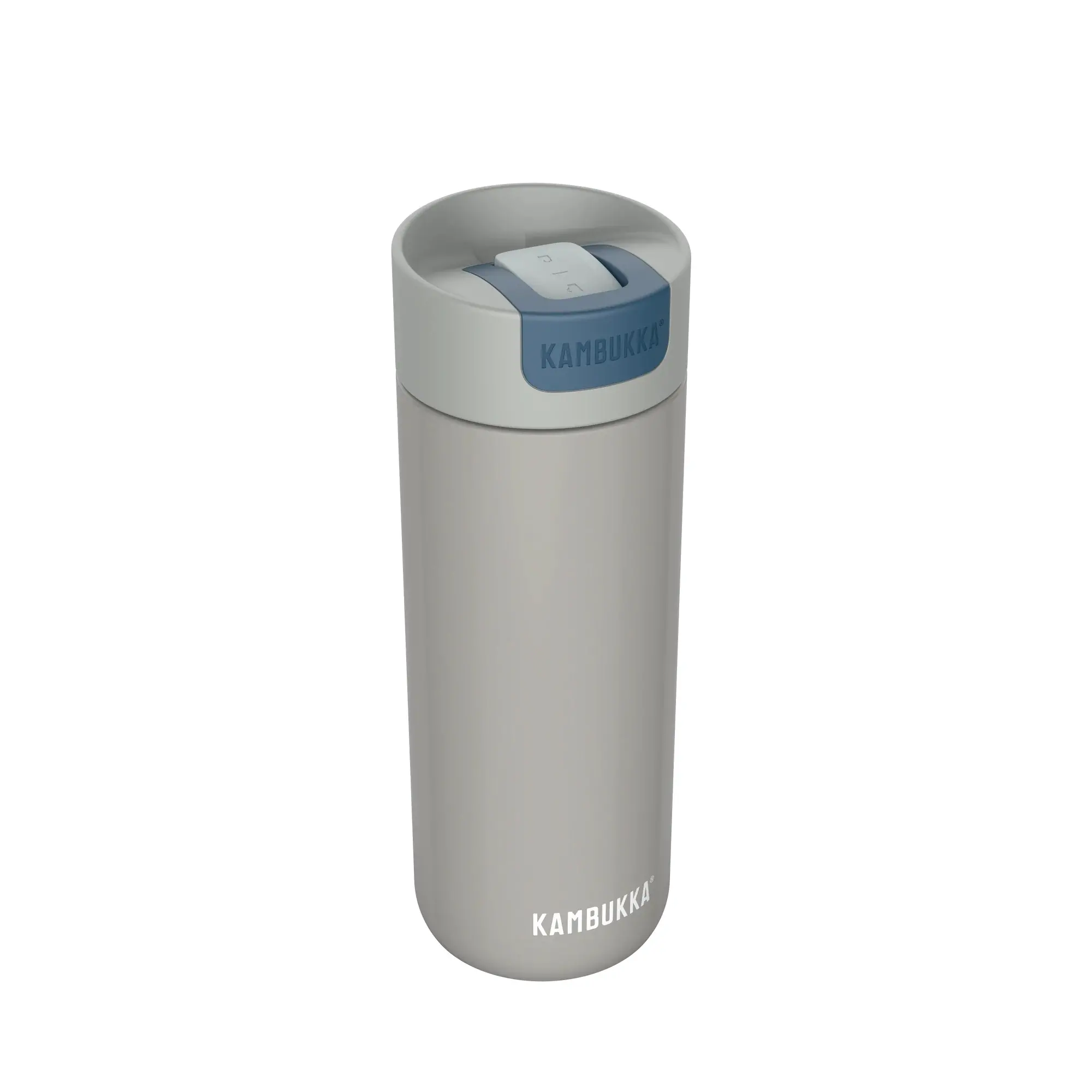 Cană termică din oțel inoxidabil Kambukka Olympus cu capac termic Snapclean®, 500 ml, Serious Grey