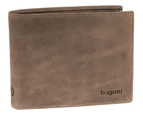 Кожен портфейл Bugatti Volo хоризонтален, кафяв