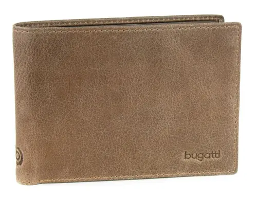 Кожен портфейл Bugatti Volo хоризонтален, кафяв