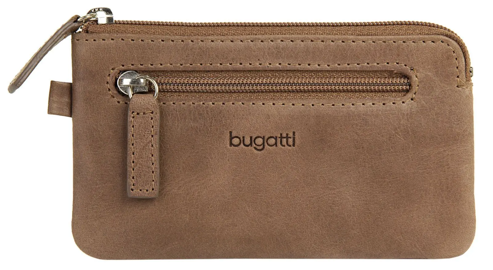 Husă din piele pentru chei Bugatti Volo, coniac