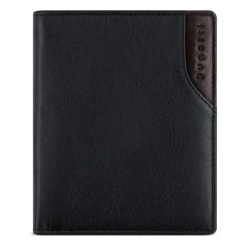 Кожен портфейл Bugatti Corso DeLuxe Wallet Upright, черен