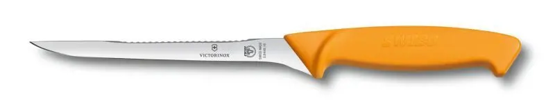 Cuțit profesional Swibo® pentru filetat pește, cu lamă îngustă flexibilă, 16 cm