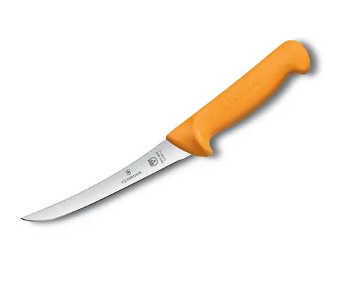Cuțit profesional Swibo® pentru dezosare, curbat, lamă rigidă, 16 cm - 1