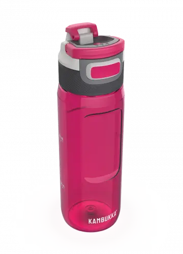 Sticlă de apă din Tritan Kambukka Elton, fără BPA, cu capac 3 în 1 Snapclean®, 750 ml, ruj