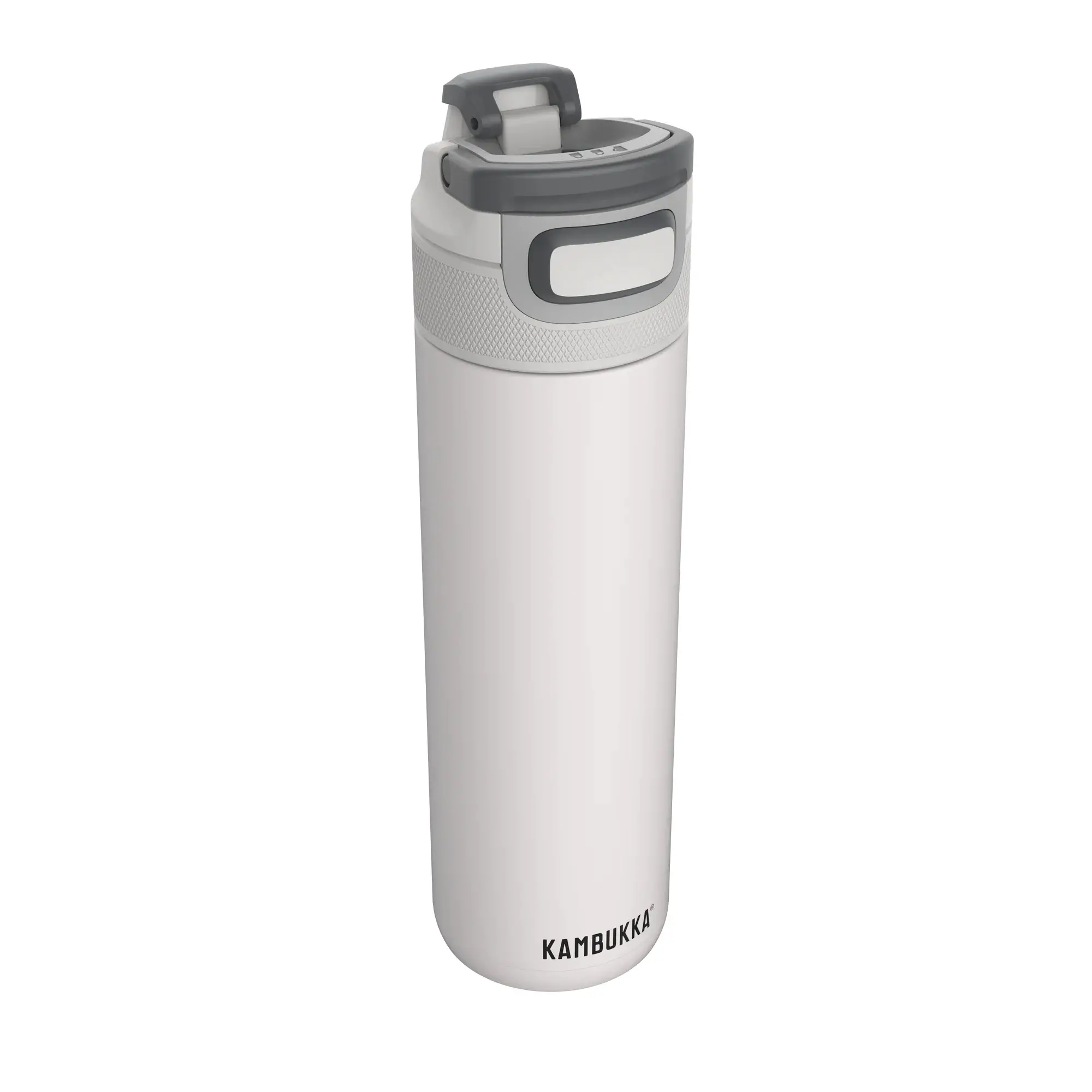 Παγούρι νερού διπλών τοιχωμάτων, 600ml, Kambukka Elton Insulated με καπάκι 3 σε 1 Snapclean®, Chalk White