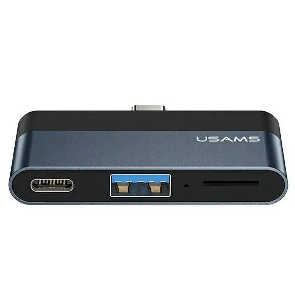 Hub Usams SJ491 Type-C Mini HUB (Type-C+USB+Micro SD)
