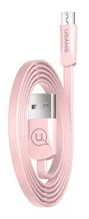 Cablu Usams U2 Micro Flat Data 1.2m, roz - 1