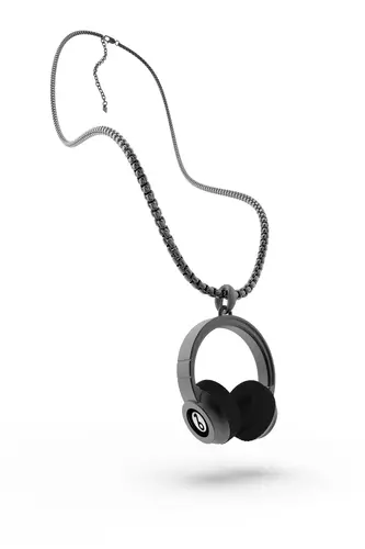 Κολιέ με μενταγιόν Metalmorphose Headphone - 1