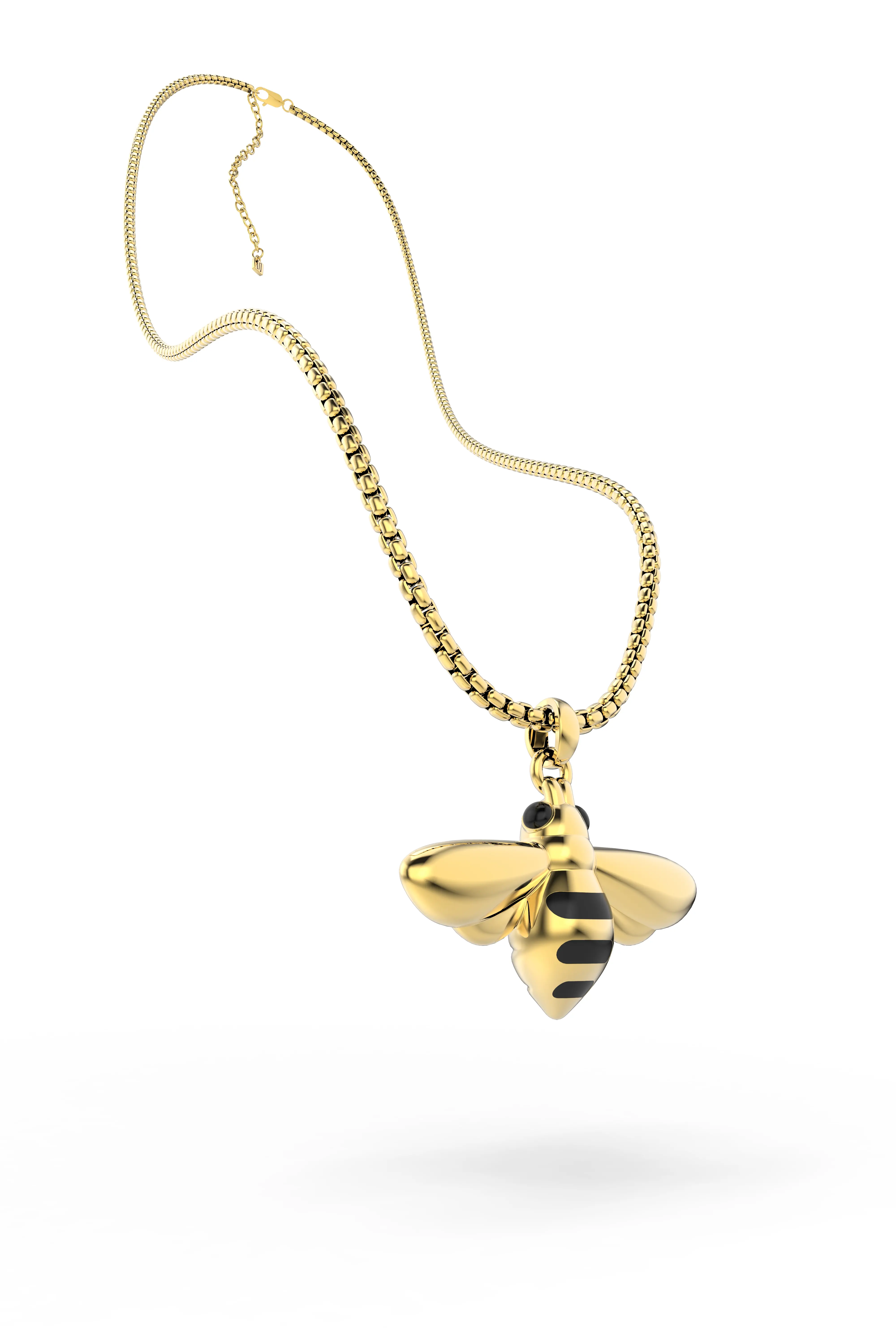Κολιέ με μενταγιόν Metalmorphose Honeybee necklace