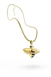 Колие с медальон Metalmorphose Honeybee necklace