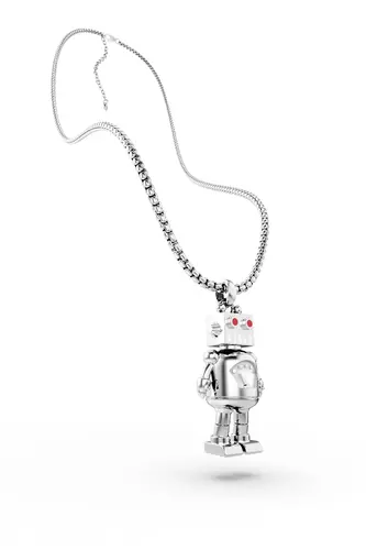 Κολιέ με μενταγιόν Metalmorphose Robot necklace - 1