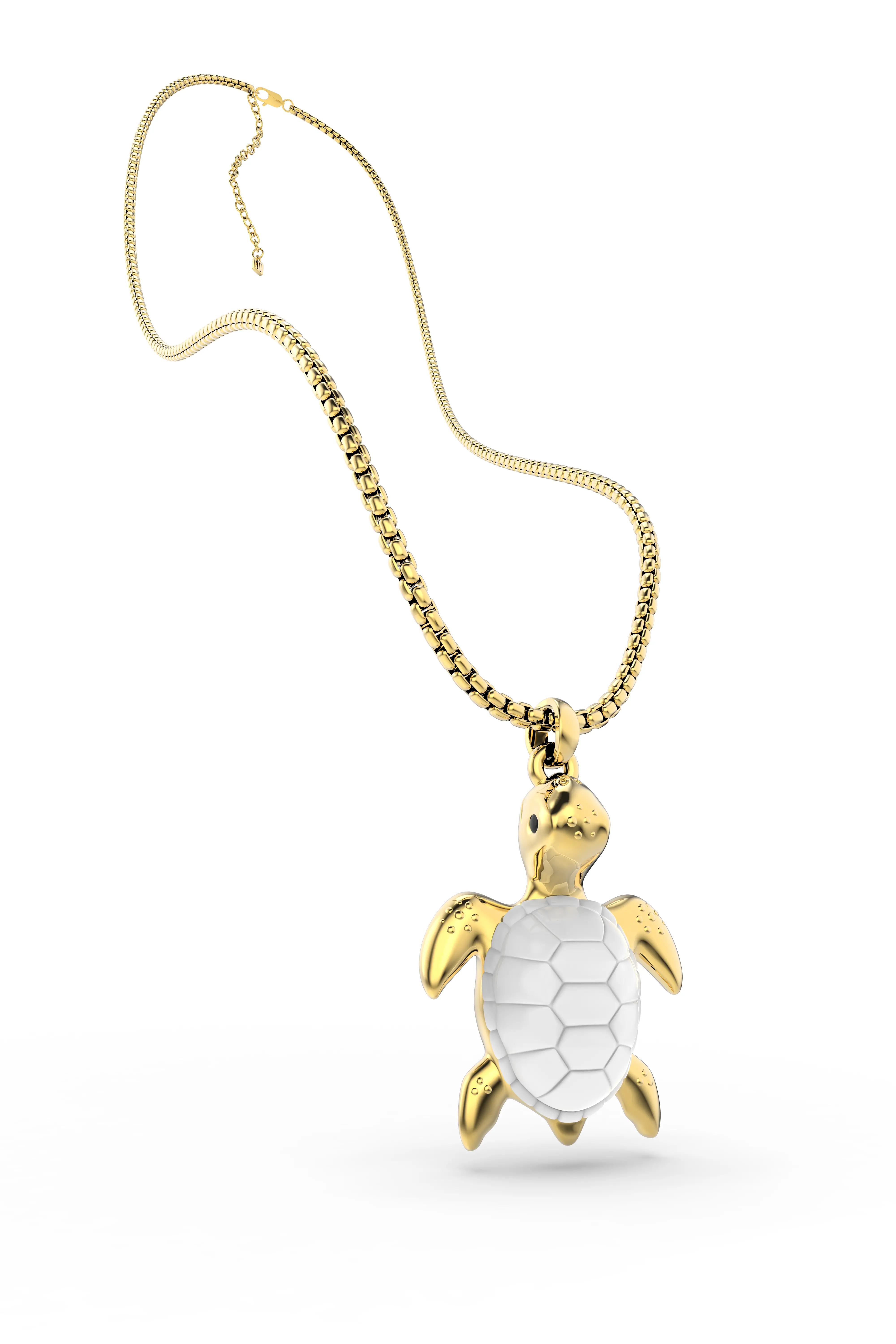 Колие с медальон Metalmorphose Turtle necklace