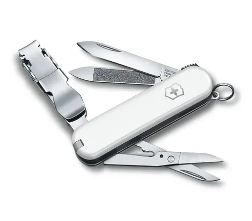 Швейцарски джобен нож Victorinox Nail Clip 580 0.6463.7, бял